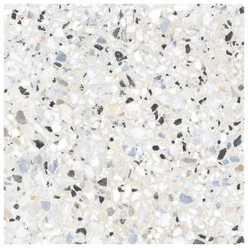 керамогранит ALMA CERAMICA Terrazzo 57х57 серый лаппатированная