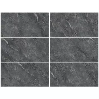 керамогранит LCM Ajax Black 60х120 черный матовый карвинг