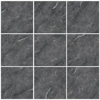 керамогранит LCM Ajax Black 80х80 черный матовый карвинг