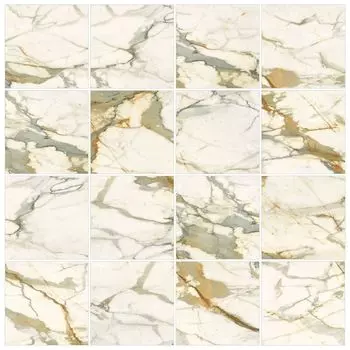 керамогранит LCM Calacatta Borghini 60х60 полированный многоцветный