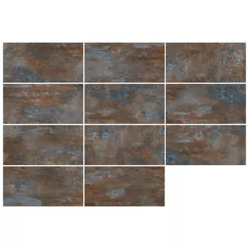 керамогранит LCM Iron Steel 60х120 суперполированный многоцветный