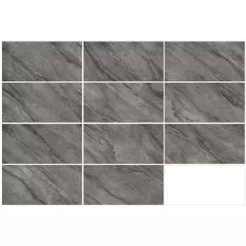 керамогранит LCM Marmorise Graphite 60х120 темно-серый полированный