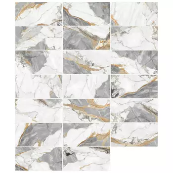 керамогранит LCM Matrix Gray 60х120 полированный серый