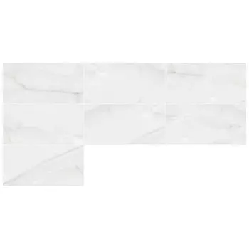 керамогранит LCM Snow Onyx 60х120 белый полированный