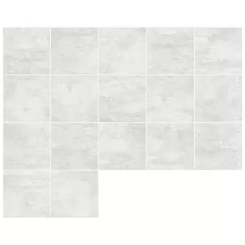 керамогранит New Trend Centro White 60х60 матовый карвинг серый