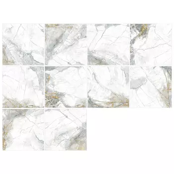 керамогранит New Trend Invisible Dark 60х60 матовый многоцветный