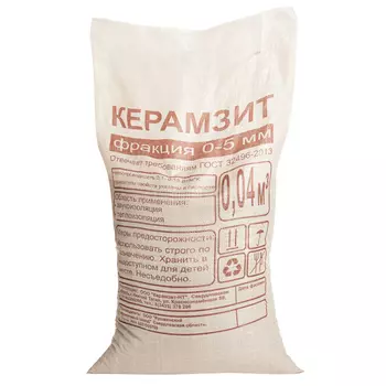 керамзит фракция 0-5мм 0,04м3