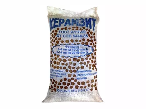 керамзит фракция 0-5мм 0,05м3