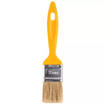 кисть плоская KORVUS Хобби натуральная щетина 35мм, арт.0103315