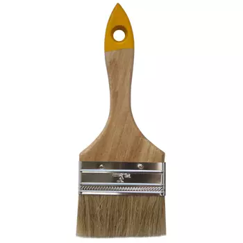 кисть плоская KORVUS Хобби натуральная щетина 75мм, арт.0101930