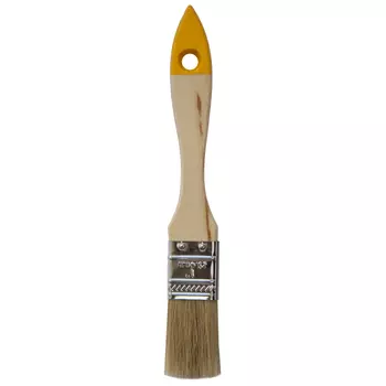 кисть плоская KORVUS Хобби натуральная щетина 25мм, арт.0101910