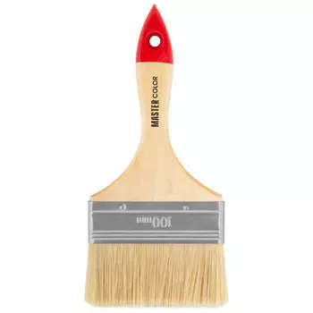 кисть плоская Master Color натур. щетина 100 мм, арт.30-0016