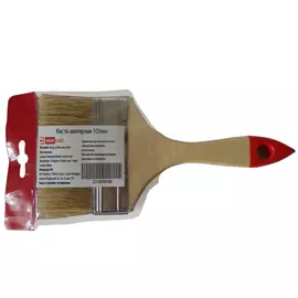 кисть плоская натур.щетина 100мм, арт.КДР100