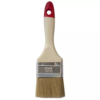 кисть плоская TOOLBERG Эксперт натуральная щетина 63мм, арт.0101125