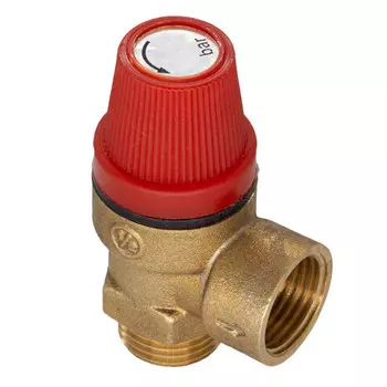 клапан предохранительный СТМ 1/2" ВР х 1/2" НР 3 бара