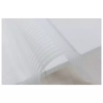 клеенка 0,6мм шир.80см прозрачная рифленая, арт.13761