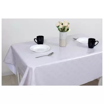 клеенка DASCH Веерная пальма шир.140см белая, арт.13770