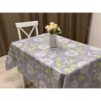 клеенка ESTELLA Вивьен шир.140см серая, арт.13926