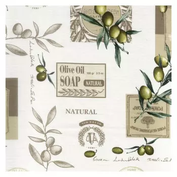 клеенка Loneta Савона шир.140см серая, арт.5601