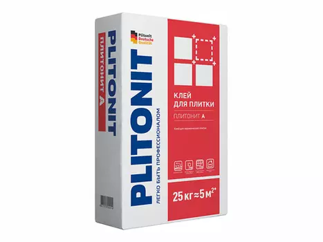 клей для кафельной плитки Плитонит-А 25кг, арт.плитонит А-25