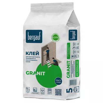 клей плиточный BERGAUF Granit 5кг