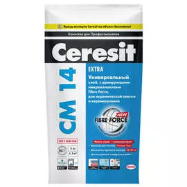 клей для керам. плитки CERESIT CM 14 Extra 5кг, арт.2092164