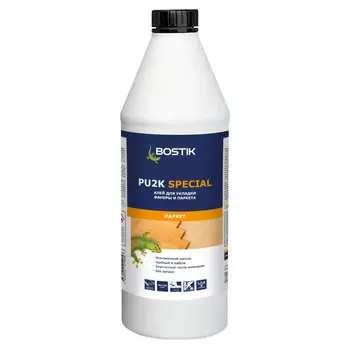 клей для паркета BOSTIK PU2K SPECIAL полиуретановый двухкомпонентный 12кг, арт.50024509
