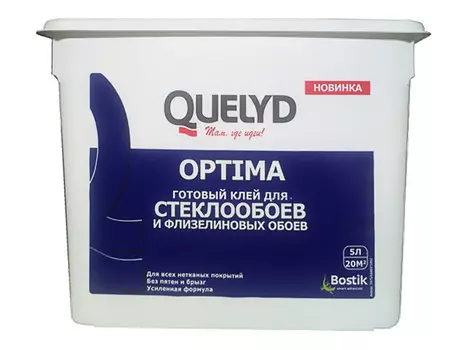 клей для стеклообоев QUELYD OPTIMA готовый 5л, арт.7475