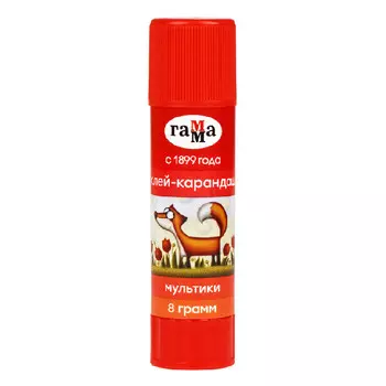 клей-карандаш ГАММА Мультики 8г ПВП