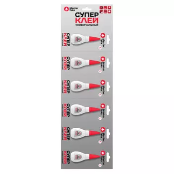 клей моментальный MASTERTEKS 4гр бесцветный, арт.9782285