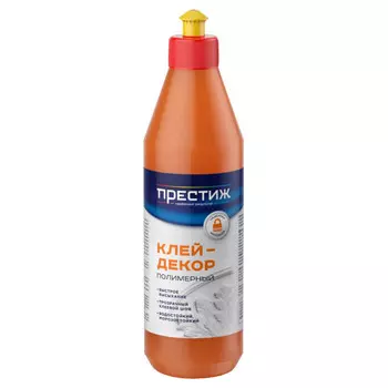 клей монтажный ПРЕСТИЖ Клей-Декор для пенополистирола 0,5л бесцветный, арт.ЭК000140139
