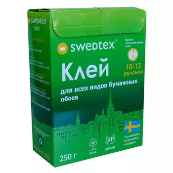 клей обойный SWEDTEX Лайт 250г, арт.PL025