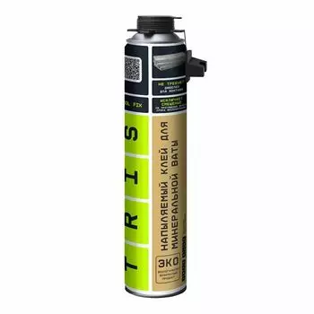 клей-пена TRIS Wool Fix для минеральной ваты полиуретановая 1000мл, арт.КГ007