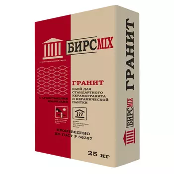 клей плиточный БИРСMIX Гранит 25кг