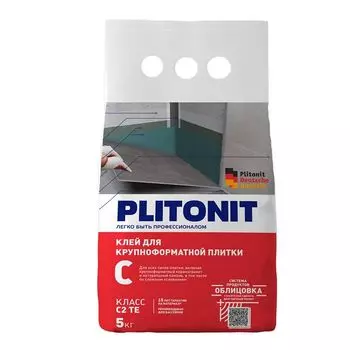 клей плиточный PLITONIT С для сложных поверхностей 5кг
