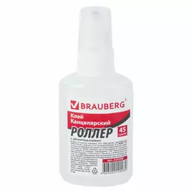 клей силикатный BRAUBERG 45мл роллер