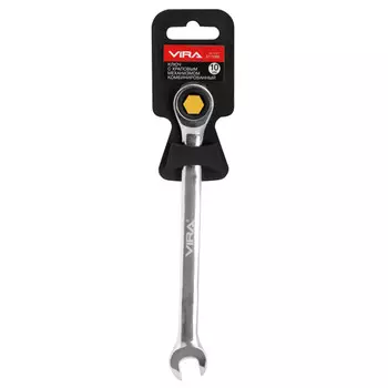 ключ комбинированный VIRA с храповым механизмом 10мм