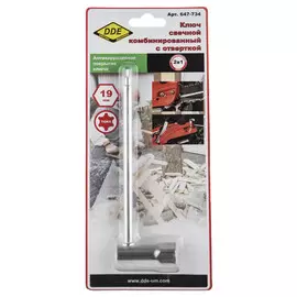 ключ свечной комбинированный DDE 19мм