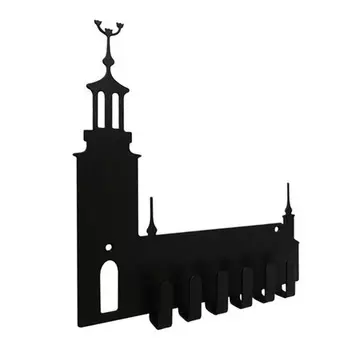 ключница БАШНЯ1 205х23х212мм черная металл