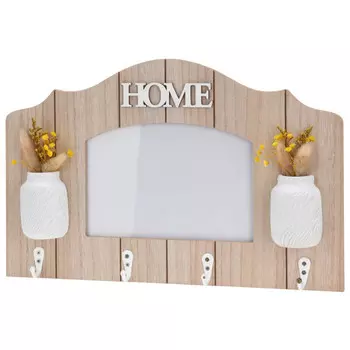 ключница KOOPMAN 365х235х33мм бежевый дерево