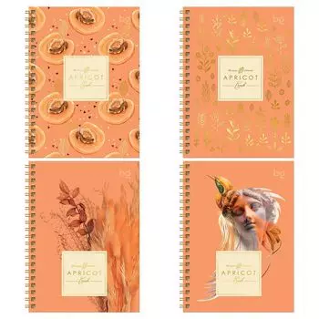 книжка записная BG Apricot Crush А6 96л на гребне
