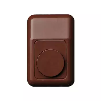 кнопка для звонка, коричневая