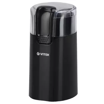 кофемолка VITEK VT-7124 150Вт чаша на 60г черный