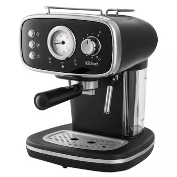 кофеварка эспрессо KITFORT KT-736 1100Вт 1,2л черный
