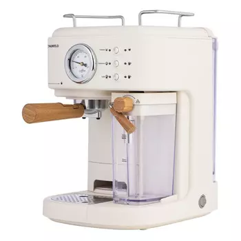 кофеварка эспрессо MAUNFELD MF-737BG PRO 1250Вт 15Бар бежевый