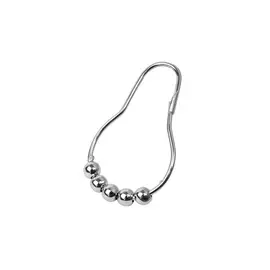 кольца для занавесок OFELIS, 12 шт, металл, хром