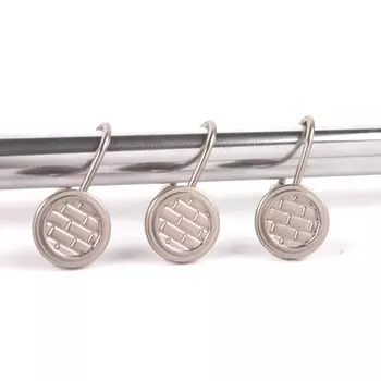 кольца для занавесок OFELIS Кирпичики 12шт металл сатин