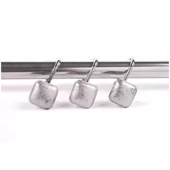 кольца для занавесок OFELIS Подушечки 12шт металл хром