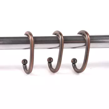 кольца для занавесок OFELIS Рапсодия 12шт металл бронза