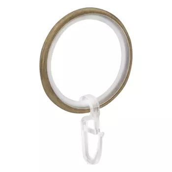 кольцо ARTTEX 20мм 10шт с пластиковой вставкой золото антик, арт.К. 20.1.1.650